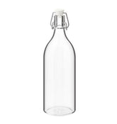 IKEA KORKEN Bottle with Stopper, Clear Glass, 1 L FREE SHIPPING